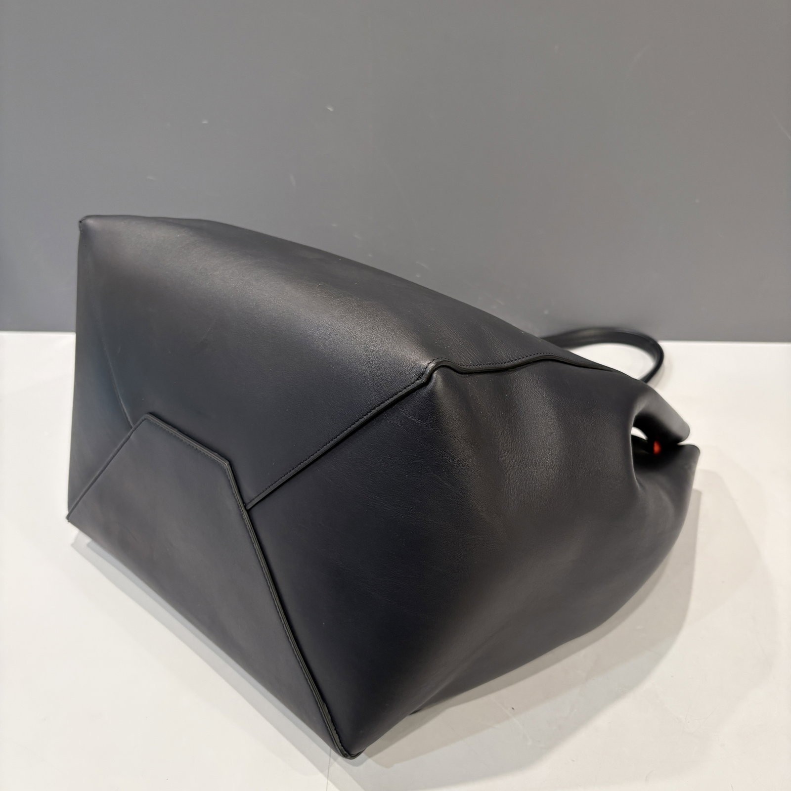 Celine Tote Bag Navy Orange Calfskin (hy041326a9) — image 10