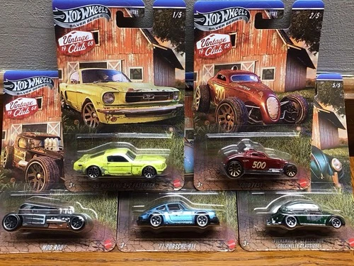 2026 HOT WHEELS SILVER SERIES VINTAGE CLUB BARN FIND COMPLETE SET⭐️FAST SHIP