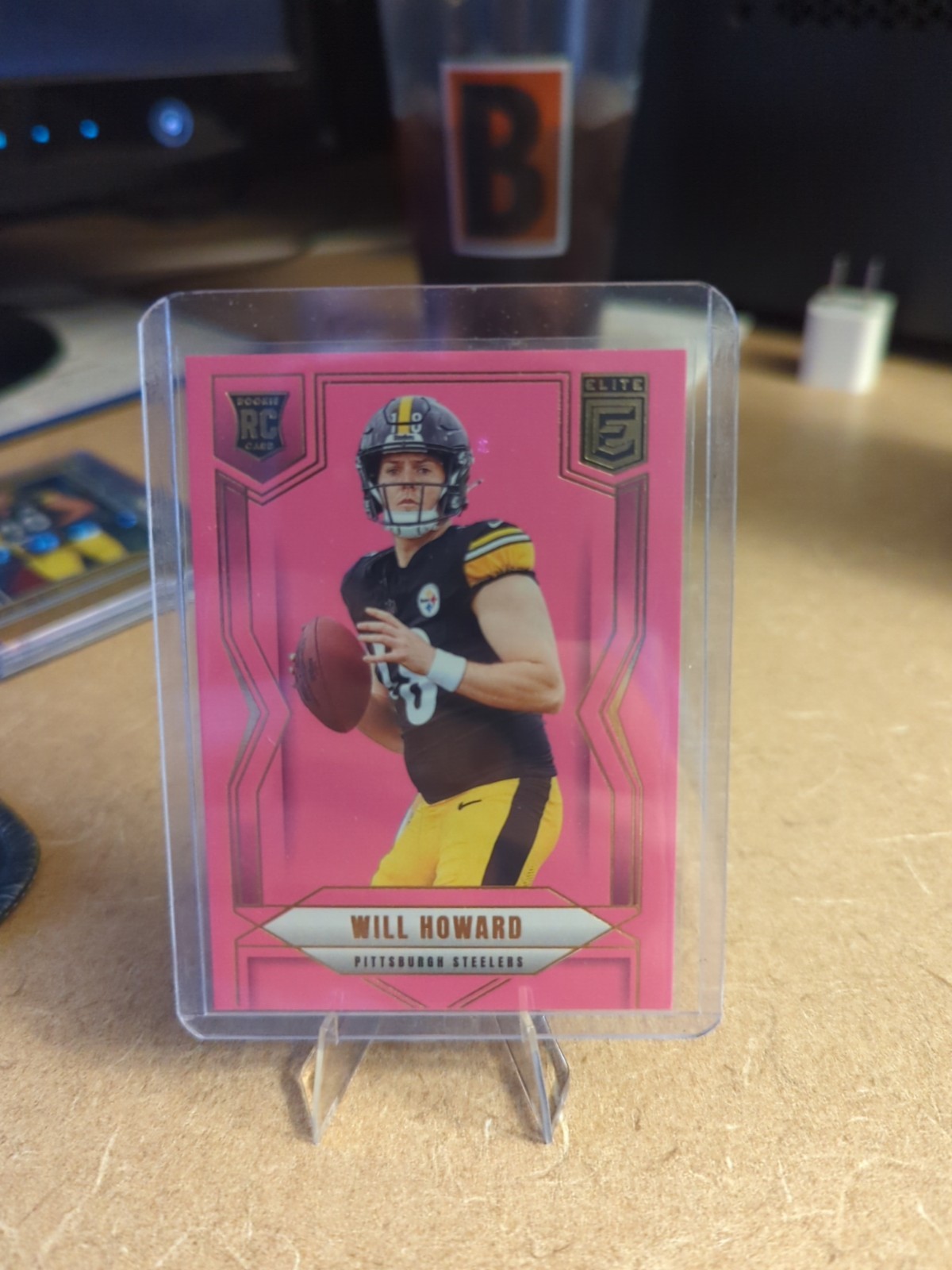 2025 Panini Donruss Elite - Rookies Will Howard #150 Pink Ink (RC)