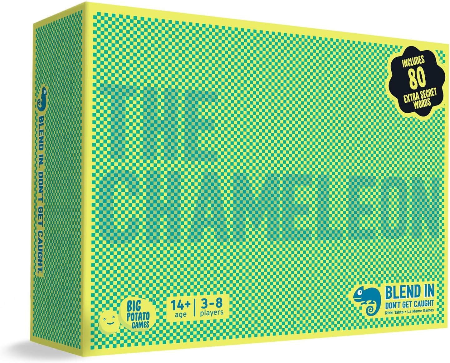 Chameleon: Award-Winning Bluffing Game for Family and Friends with 80 Words