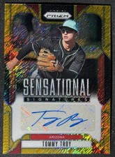 2025 Prizm Sensational Signatures Gold Shimmer Auto /4 Tommy Troy Arizona #SS-TT