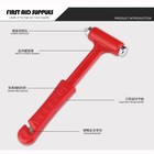 EMERGENCY HAMMER CAR WINDOW BREAKER SEATBELT CUTTER BREAK GLASS ESCAPE SAFETY UK
