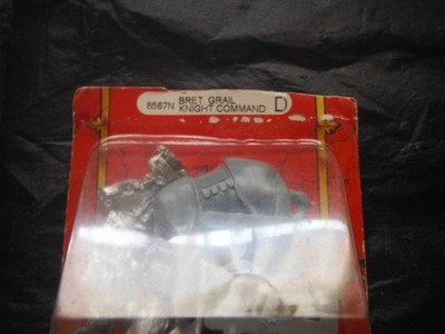 Warhammer,Bretonnian, 5th.ed, Grail Knight Command,8567N, Standard/Musician