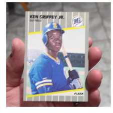 Fleer 1989 Ken Griffey Jr #548 MLB Card Seattle Mariners Baseball