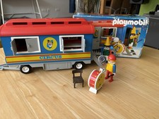 PLAYMOBIL 3477 Zirkuswagen Clown Wohnwagen 1979 Circus Wagen Gebraucht Retro