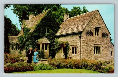 Dearborn MI-Michigan, Greenfield Village, Rose Cottage, Vintage Postcard