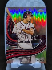 MATT OLSON 2024 Topps Chrome STROKES Refractor #S-13 ATLANTA BRAVES Mint