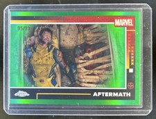 2025 Topps Chrome Deadpool Aftermath Multiverse And More Green Refractor #/99