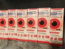 Lot Of 6 New Optase Hylo Forte Extra Hydrating Dry Eye Drops 300 Drops EXP 5/28