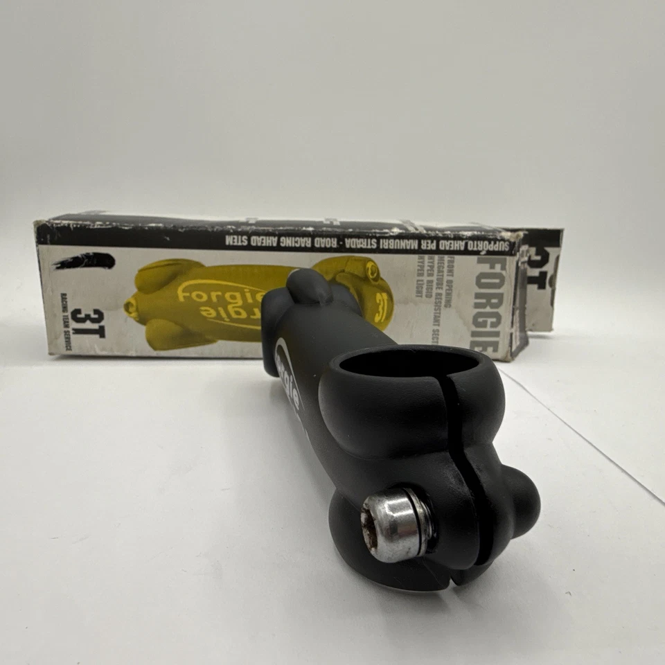 Vástago de carretera sin rosca TTT 3T OLVIDIE 100 mm alcance 25,8 abrazadera aleación negra nuevo en stock Foto 4 de 4