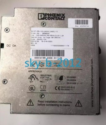 1 PCS NEW PHOENIX Power supply QUINT-PS-100-240AC/24DC/10 2938604 #tp