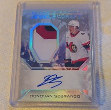 Upper Deck Black Diamond Donovan Sebrango Jewels Draft Auto Patch JD-DS /99