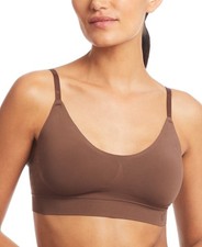 Lauren Ralph Lauren Luxe Smoothing Wireless Bralette 4L0079 Brown, Size L