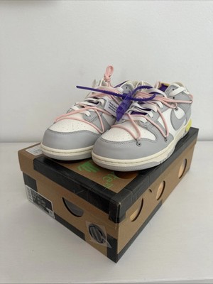 Nike Dunk Low x Off White, EU 44.5 US 10.5 DM1602 119 Lot 24