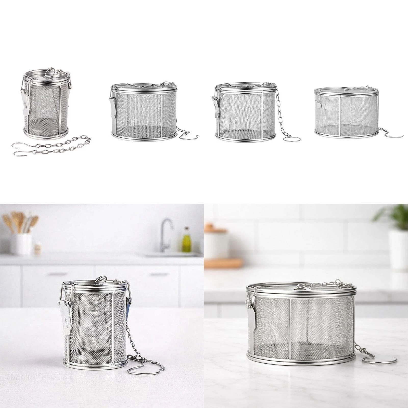 Mesh Tea Infuser Loose Leaf Tea Steeper Stainless Steel with Extended Chain Hook
Opens in a new wind