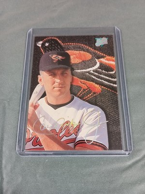 1993 Leaf Studio Cal Ripken Jr (HOF) #80 Baltimore Orioles Excellent Condition.