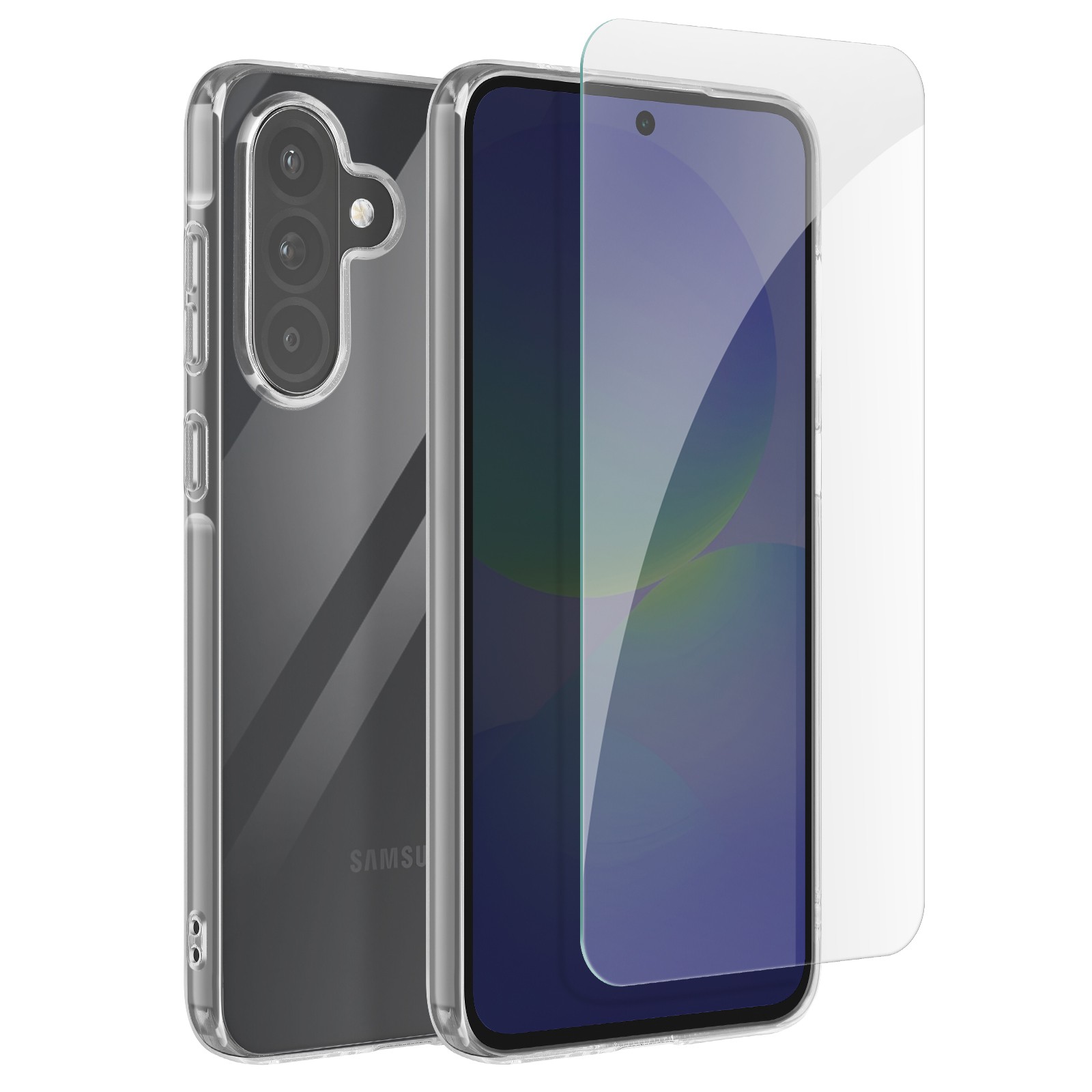 Pack coque et verre trempé pour Galaxy A37 idéal pour protéger votre mobile en voyage