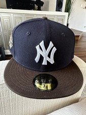 Champagne New York Yankees World Series 1996 Hat New Era 7 1/4 59Fifty 5950