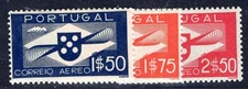 PORTUGAL 1936 591-593 ** MINT IMMACULATE AIRMAIL (F8734