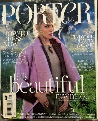 Porter Magazine Fall 2014 Anja Rubik Martha Stewart Michelle Phillips