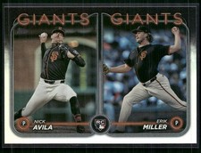 2024 Topps Update #US271 Erik Miller / Nick Avila RCOM Rainbow Foil