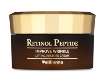 WellDerma Retinol Peptide Lifting Restore Cream 50g Improve Wrinkle K-Beauty