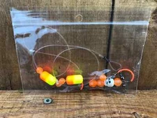 1x Premium Surf Fishing Rigs Pier - Pompano, Whiting, Croaker, etc - Multi Color