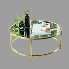 <!--F#f_0-->Dyako Gold Stainless Steel with Mirror Glass Top<!--F/-->