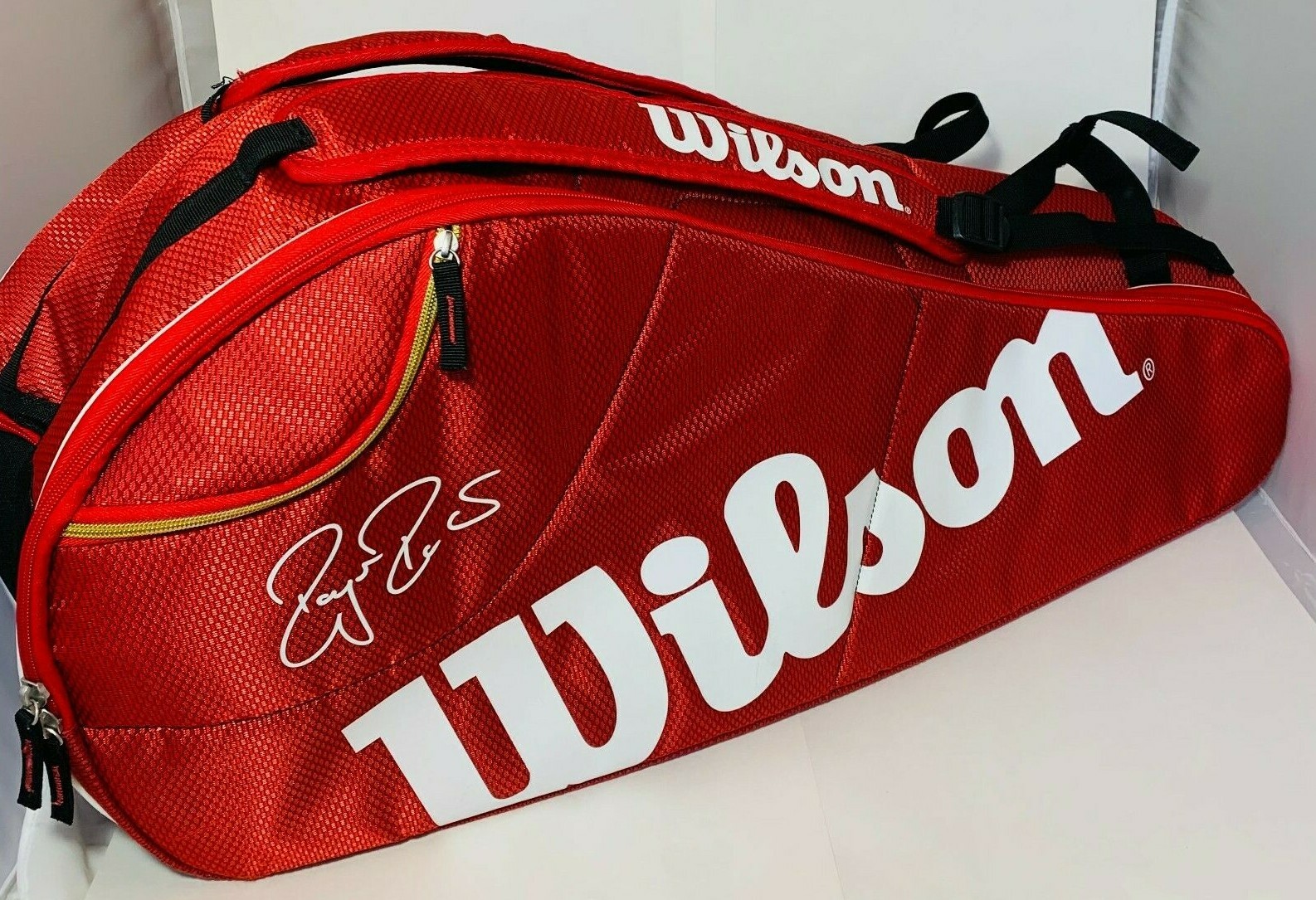 Roger Federer Bag : Wilson Federer Dna Backpack White Gold Pga Tour