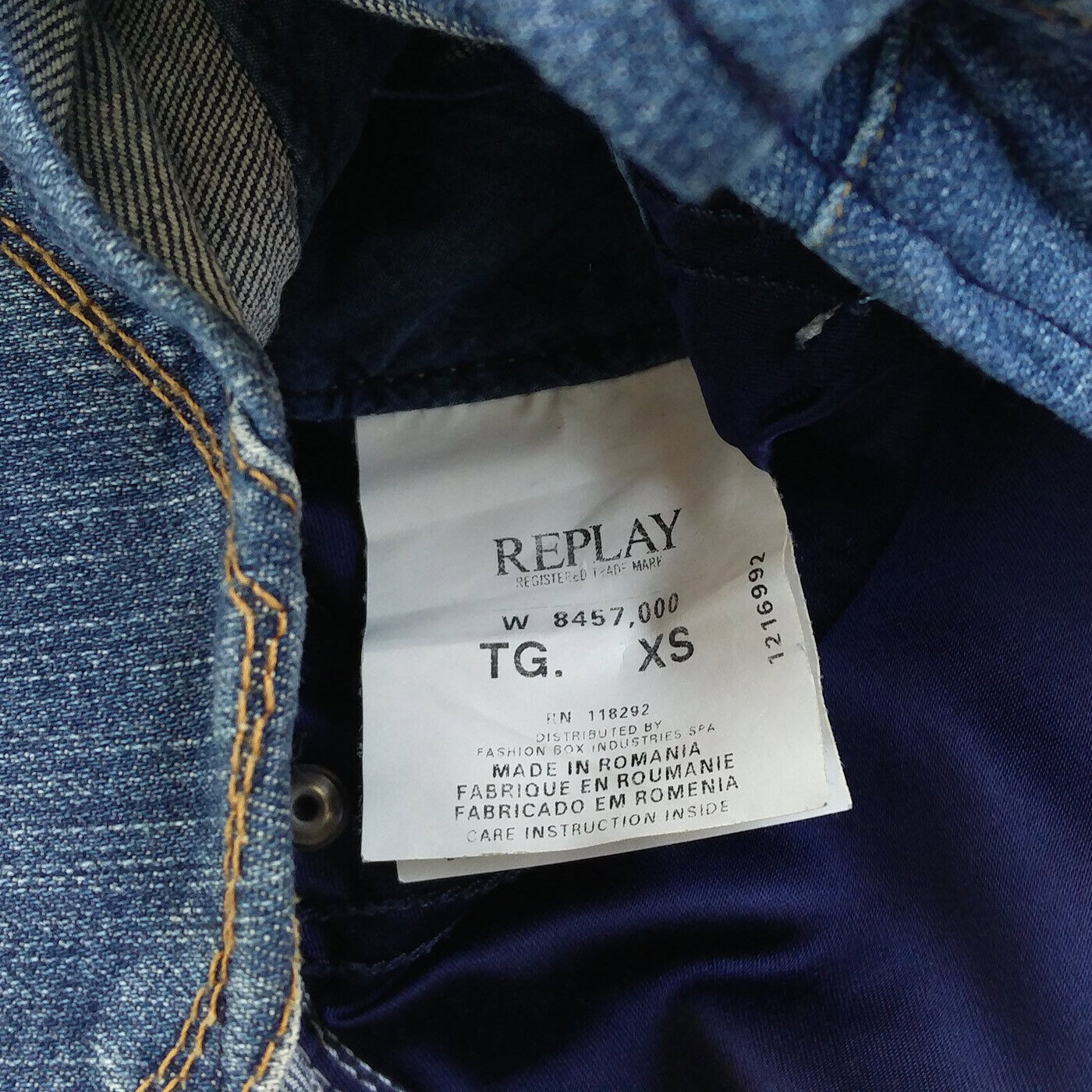 xs denim replay