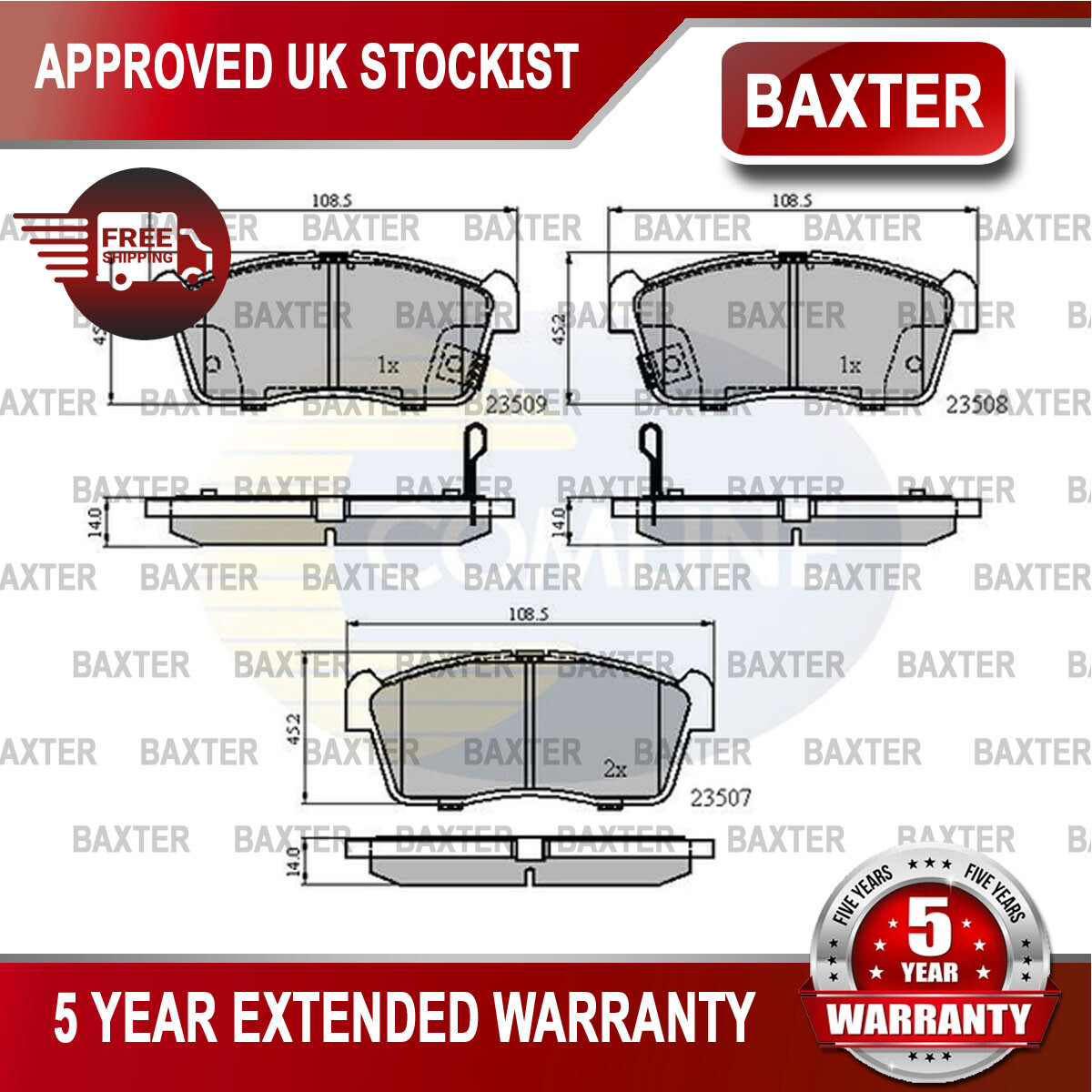 Fits Alto Celerio Ignis Pixo Sirion Baxter Front Brake Pads Set 2 eBay