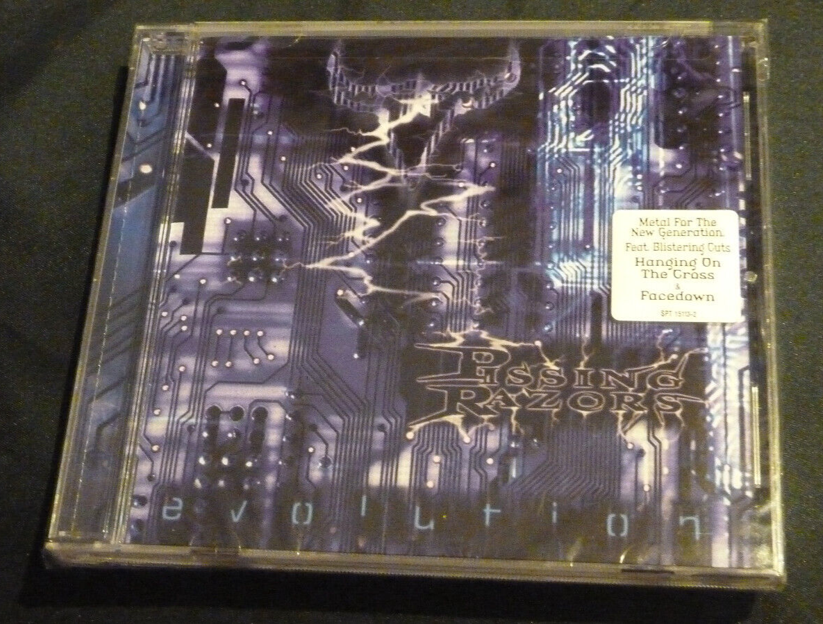 Pissing Razors - Evolution - CD - Spitfire Records 2003 - NEW