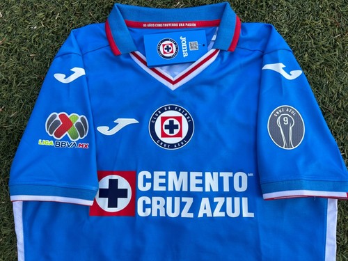 JOMA CRUZ AZUL MEN'S HOME JERSEY 22-23 NOVENA PRCHE Y LIGA MX - Picture 2 of 8