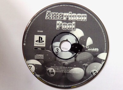 Jeu American Pool Pour PlayStation 1 - Référence N°04037, Très Bon état