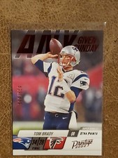 2022 Panini Prestige Tom Brady Any Given Sunday Xtra Points Red 439/449 #1
