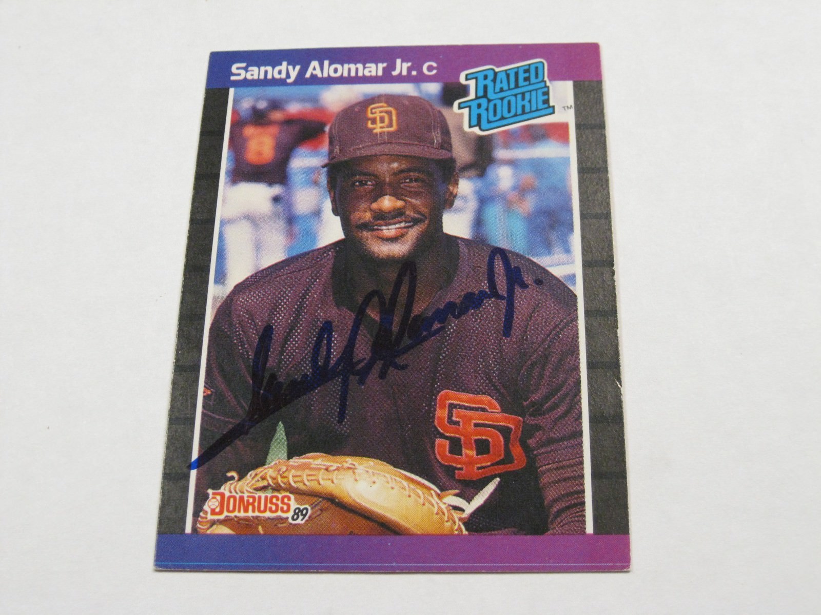 Sandy Alomar Jr. Donruss Autographed Baseball Card 2 | eBay