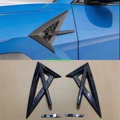 FOR LAMBORGHINI URUS 18-22 CARBON FIBER FENDER TRIM SIDE VENT COVER MSY STYLE