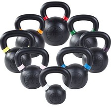 GORILLA SPORTS® Kettlebell Gusseisen Kugelhantel Schwunghantel Rundgewicht Kraft