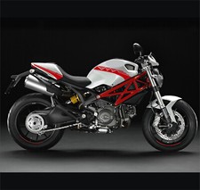 Adesivi compatibili con Ducati monster 796 696 1100 (DX-SX) carena moto M0133