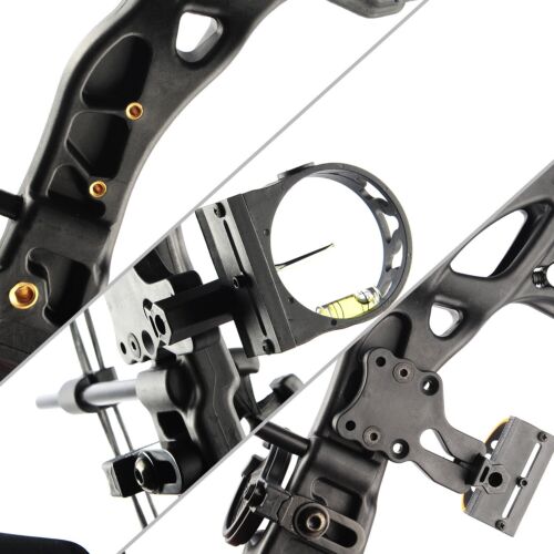 Teens Compound Right Hand Bow Kit W/30"Archery Arrow Target Hunting Set 15-29lbs - Picture 5 of 34