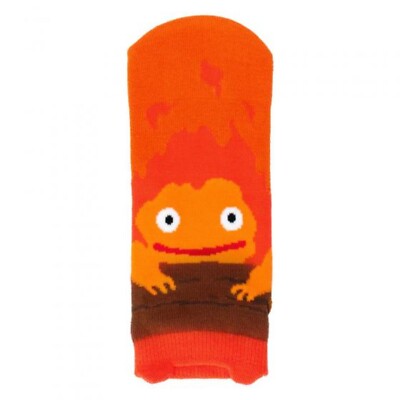 Howl's Moving Castle Calcifer Puppet Socks 23-25cm Studio Ghibli Anime Neu JP