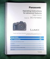 Panasonic DC-FZ10002 Advanced Instruction Manual: Full Color  Protective Covers