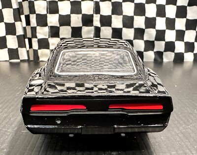 JoyRide 1970 Dodge Charger Black w/Dom Toretto Figure -Fast