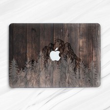 Wooden Forest Mountain Nature Hard Case Cover Macbook Pro Air Retina 11 12 13 15