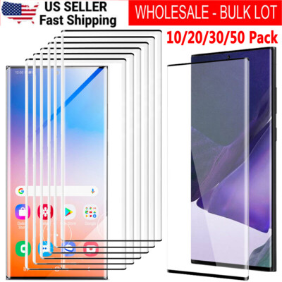 Wholesale 50X Tempered Glass Screen Protector For Samsung S26 S25 Ultra S24 S23