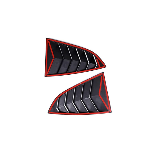 For Toyota GR86 Subaru BRZ 2022-2025 ABS Gloss Black Rear Window Louver Covers - Bild 9 von 9