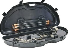 Compound Bow Hard Case Compact Arrow Archery Storage Polyp Finish Textured Black