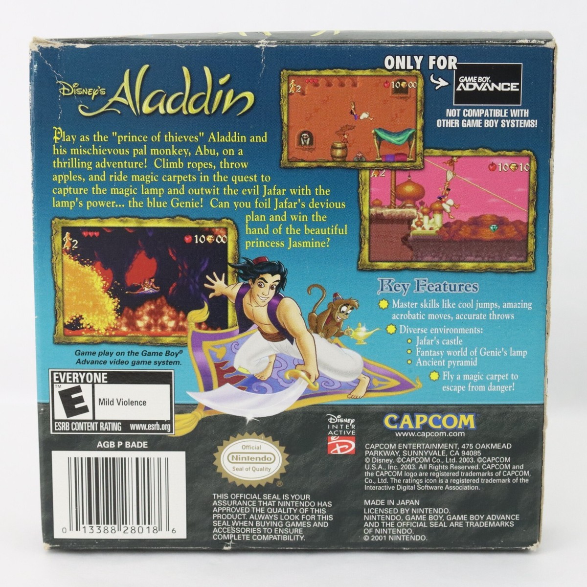 Aladdin アラジン　GBA Amazon.com: Disney's Aladdin - Game Boy Advance : Video Games