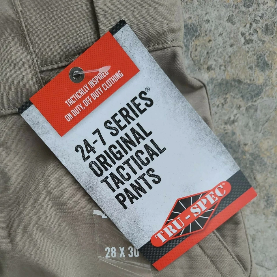 Tru-Spec Khaki Cargo Pants Men's Size 28x30 Model 1060042 Polyester Blend NWT - Image 4 of 4