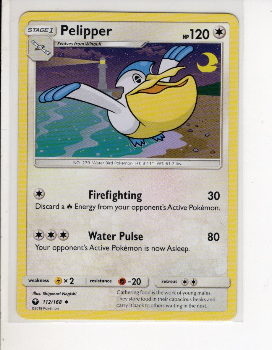 PELIPPER CELESTIAL STORM SET POKEMON CARD 112/168 NM/M